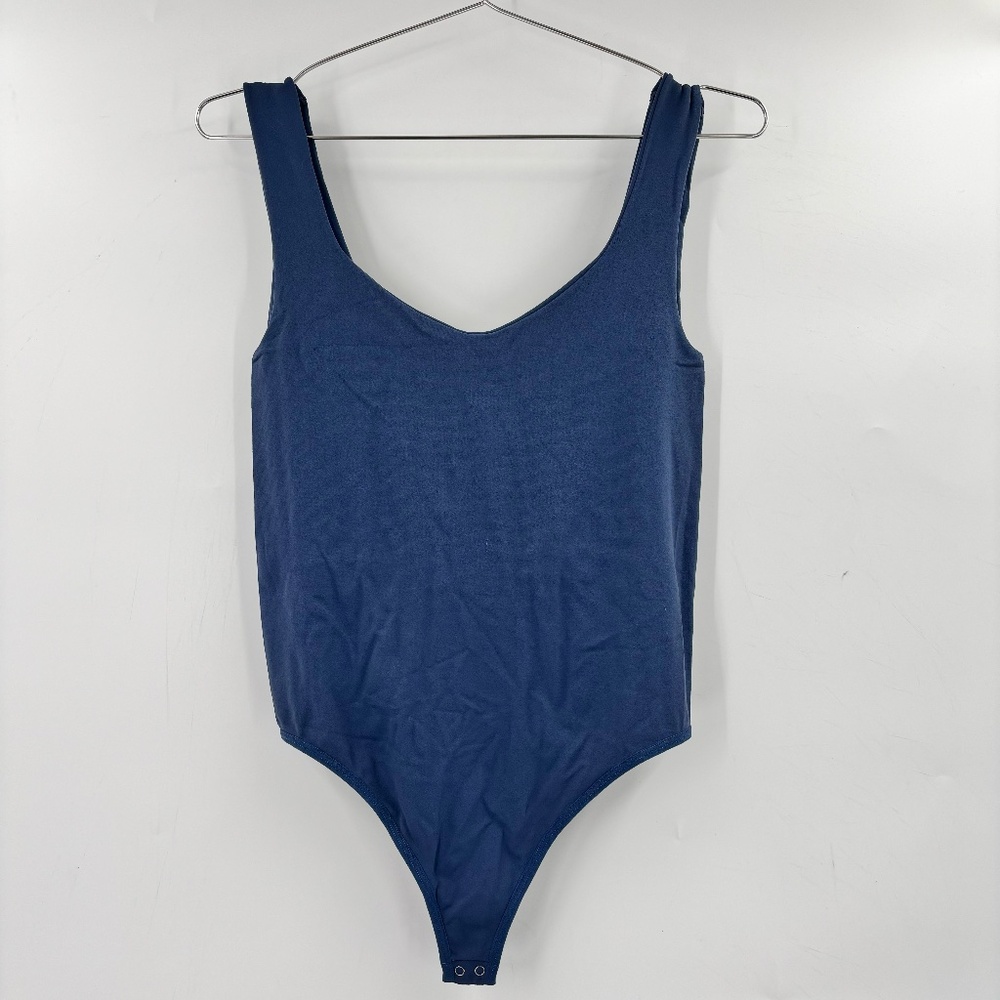 Free People Seamless Bodysuit Blue Size Large